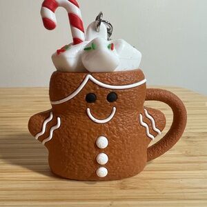 Bath & Body Works Gingerbread Mug Sanitizer Keychain